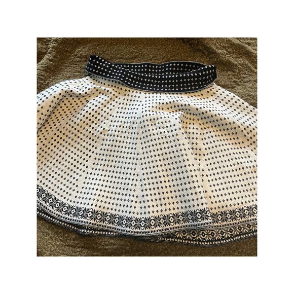 Max Edition Black & White Nordic sweater skater skirt mini reversible academia - Picture 7 of 8
